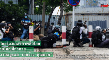 สื่อไทยในวันเสรีภาพสื่อโลก โจทย์ใหญ่ที่ท้าทาย “ความอยู่รอด -เลิกจ้าง-คุณภาพ”